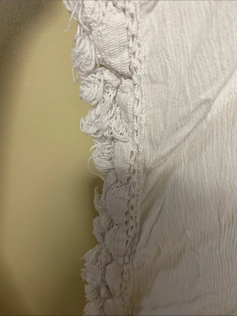 White • Crochet-Accent • Boho • Top - Picture 4 of 6